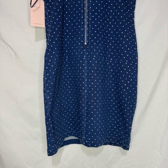 Studded Stone Cami Denim Dress - Picture 6 of 6